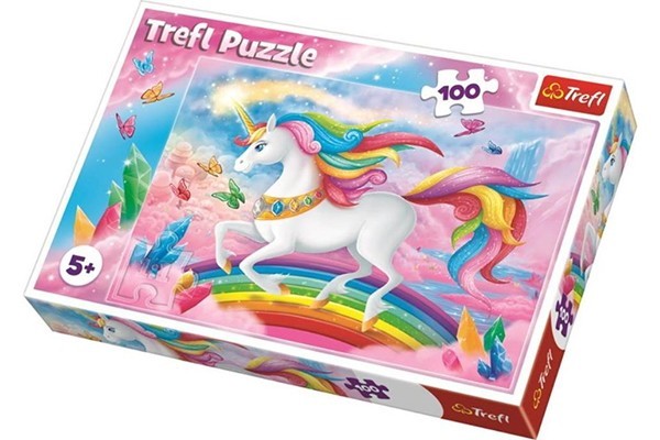 Пазл Trefl 100 Into the crystal world of unicorns (16364)