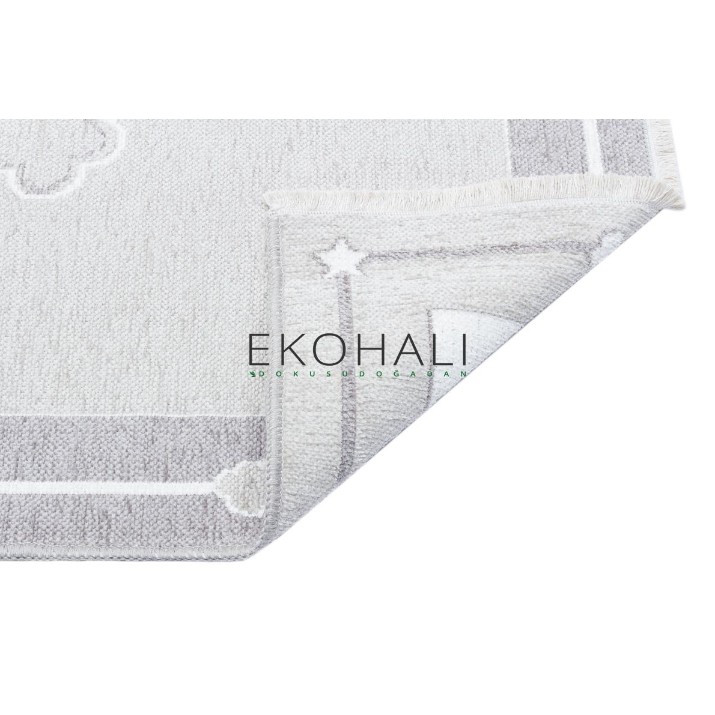 Covor Eko Hali Noa Baby NB 01 Grey 1.55x2.30m