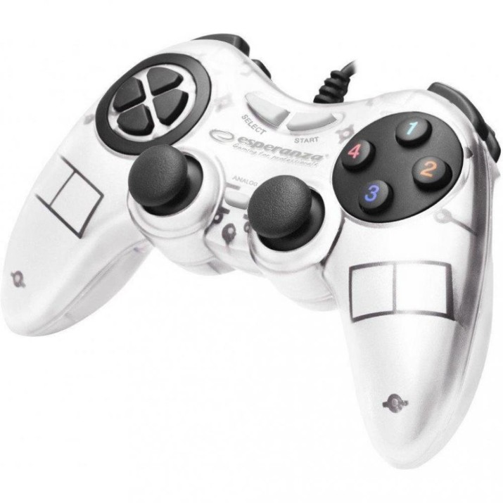Gamepad Esperanza Fighter EGG105W White