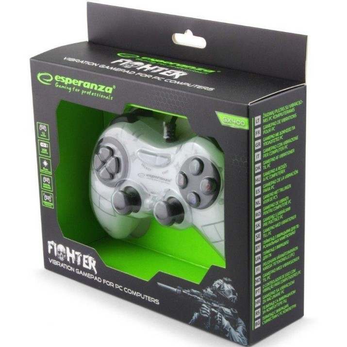 Gamepad Esperanza Fighter EGG105W White
