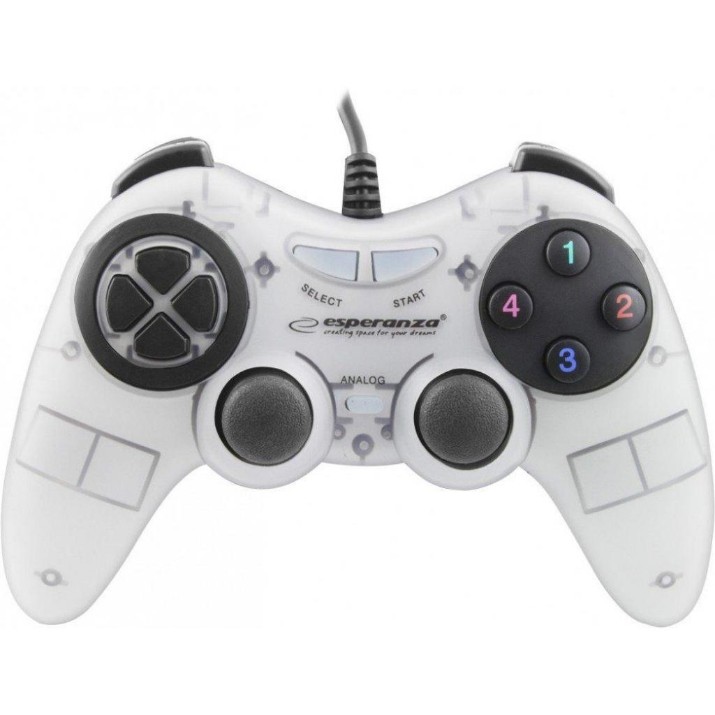 Gamepad Esperanza Fighter EGG105W White