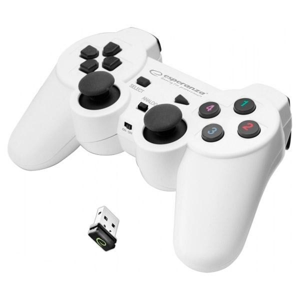 Gamepad Esperanza Gladiator EGG108W White