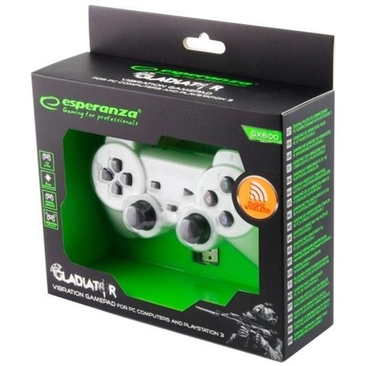Gamepad Esperanza Gladiator EGG108W White