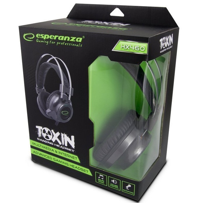 Căşti Esperanza Toxin EGH460 Green 
