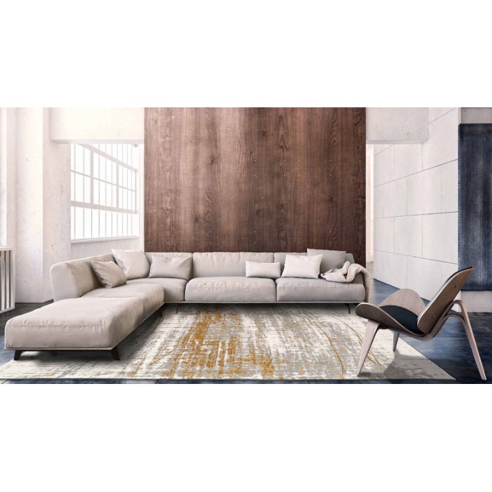 Covor Louis de Poortere Mad Men Columbus 8419 Gold 1.70x2.40m