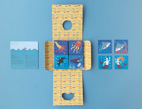 Joc educativ de masa Londji Ocean Animals Memo (DI006)
