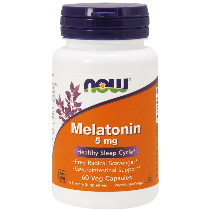 Supliment alimentar NOW Melatonin 5mg 60cap