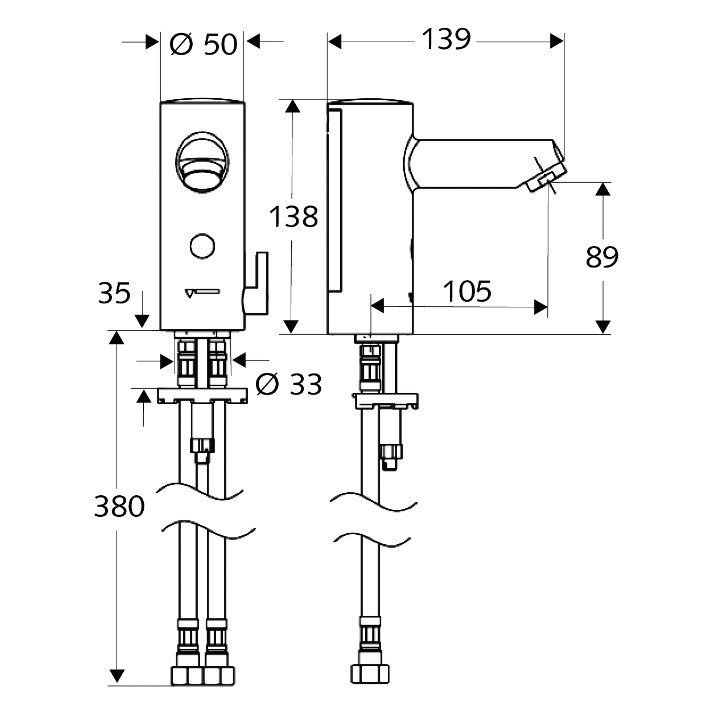 Смеситель для умывальника Schell Modus 9V (012460699)