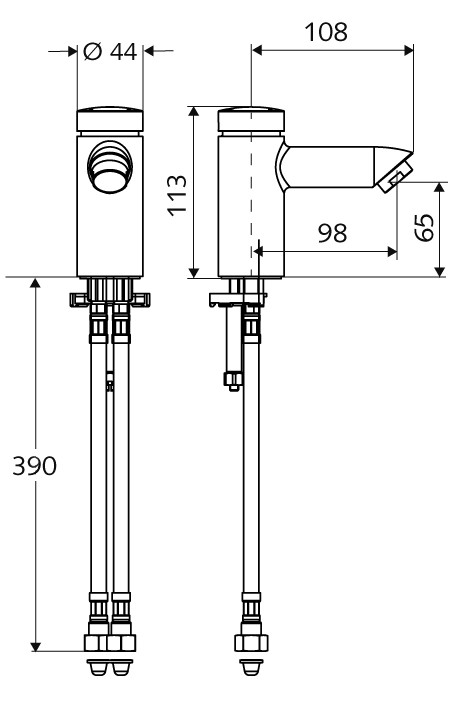 Смеситель для умывальника Schell Petit SCM (021510699)