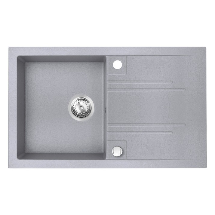Кухонная мойка Ferro DRGM48/78GA 780x480mm Gray (05382) 