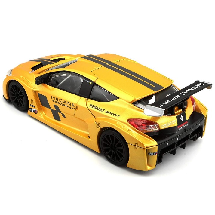 Машина Bburago 1:24 Renault Megane Trophy (18-22115) Metallic Yellow 