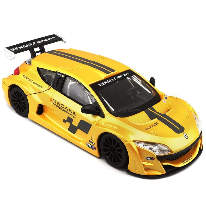 Машина Bburago 1:24 Renault Megane Trophy (18-22115) Metallic Yellow 