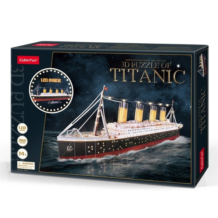 3D-puzzle CubicFun Titanic Led (L521h)