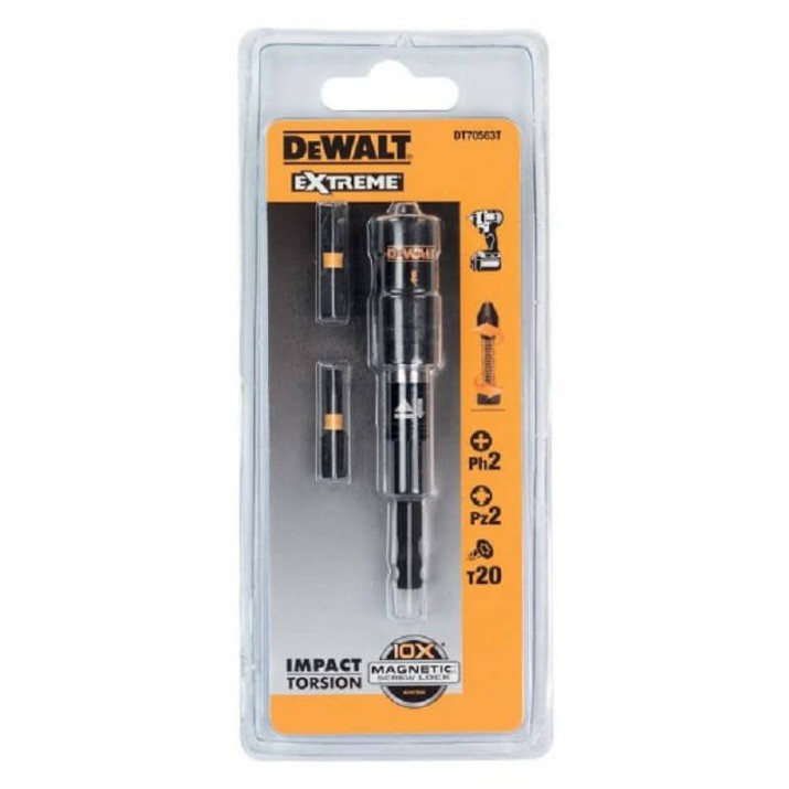 Prelungitor magnetic pentru biți DeWalt DT70563T