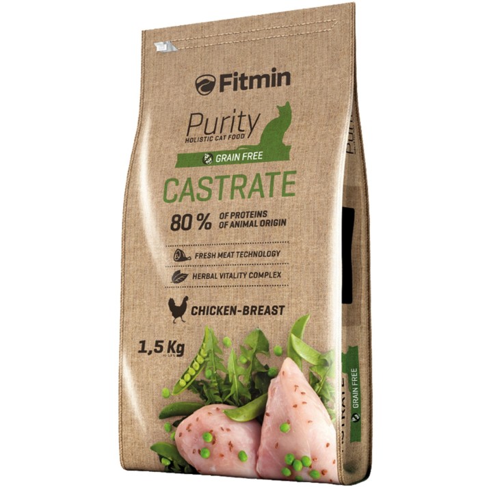 Сухой корм для кошек Fitmin Purity Castrate 1.5kg