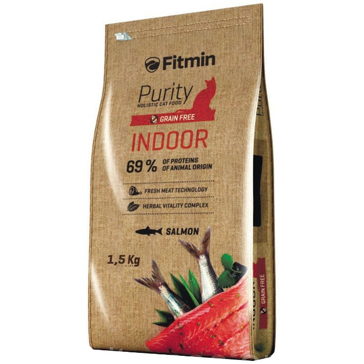 Сухой корм для кошек Fitmin Purity Indoor 1.5kg
