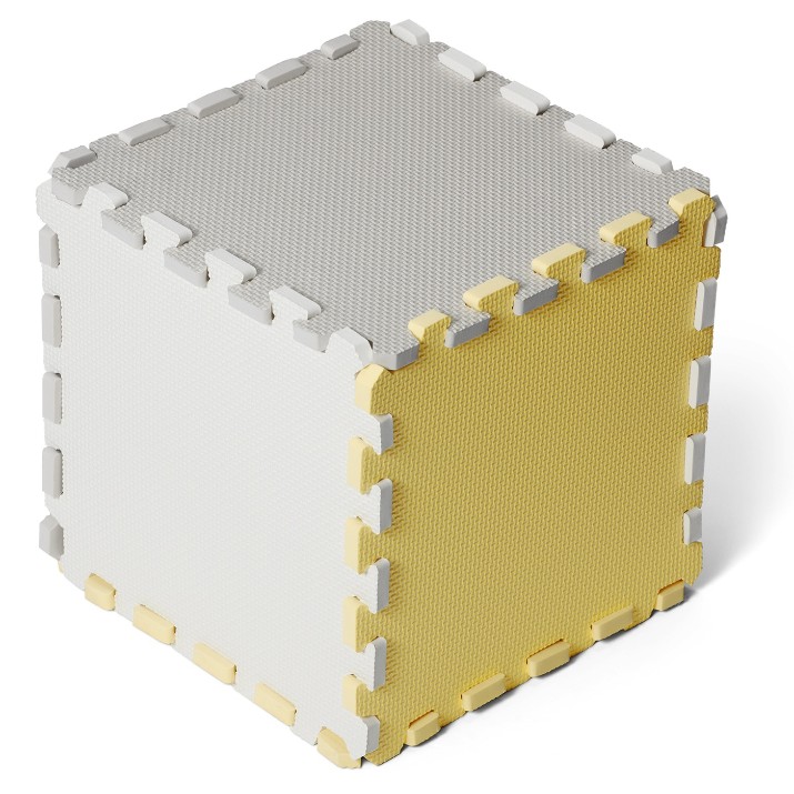 Коврик-пазл Kinderkraft Luno Yellow (5902533913602)