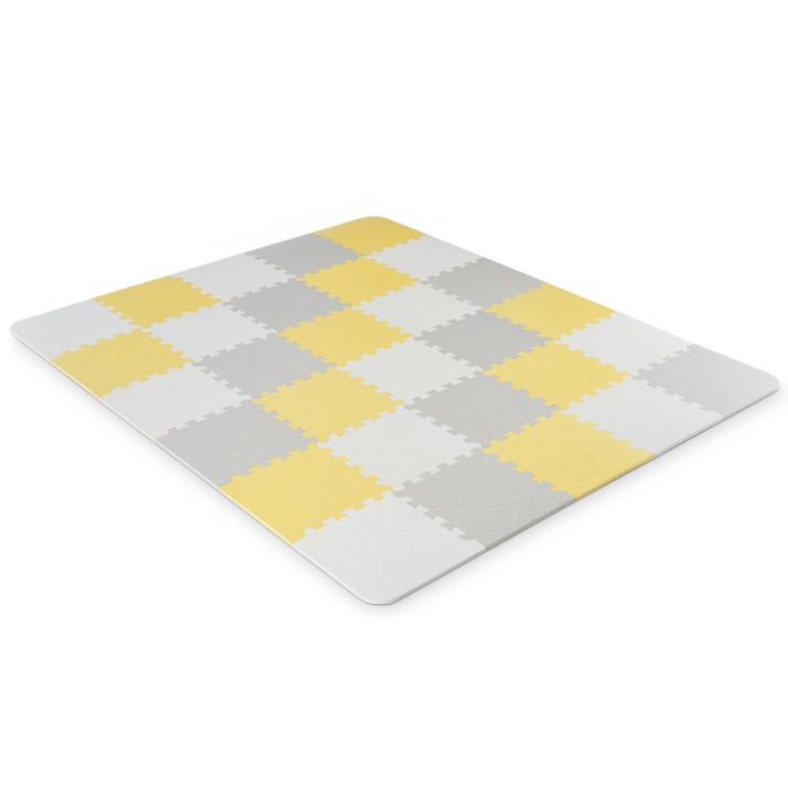 Коврик-пазл Kinderkraft Luno Yellow (5902533913602)