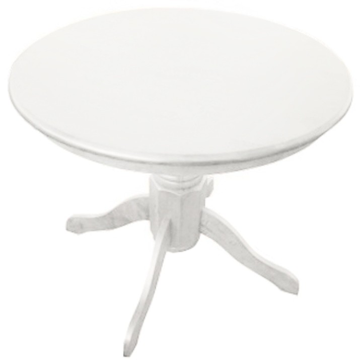 Обеденный стол AG Round White