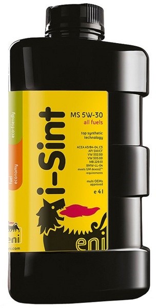 Моторное масло Eni I-SINT MS 5W-30 4L (102182)