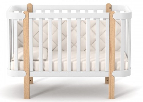 Pătuţ Veres VR 05.3.1.21.15 LD5 Monaco White\Beech