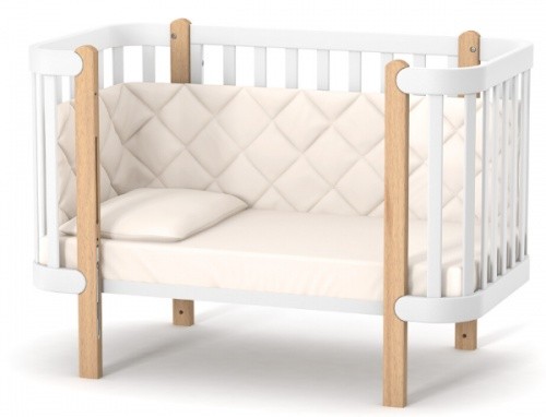 Pătuţ Veres VR 05.3.1.21.15 LD5 Monaco White\Beech