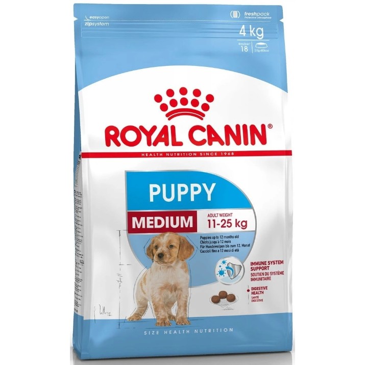 Hrană uscată pentru câini Royal Canin Medium Puppy 4kg