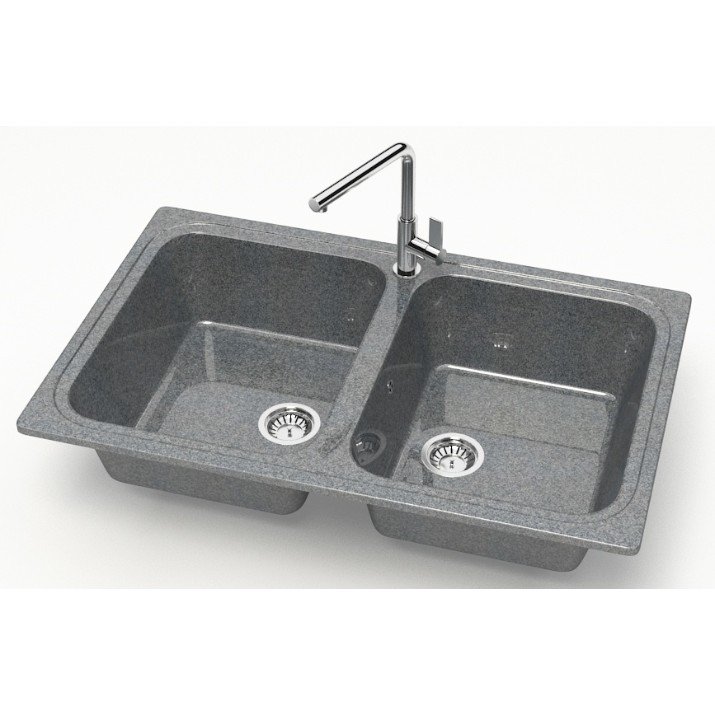 Chiuvetă de bucătărie Marrbaxx Evon Z020Q8 Dark Gray