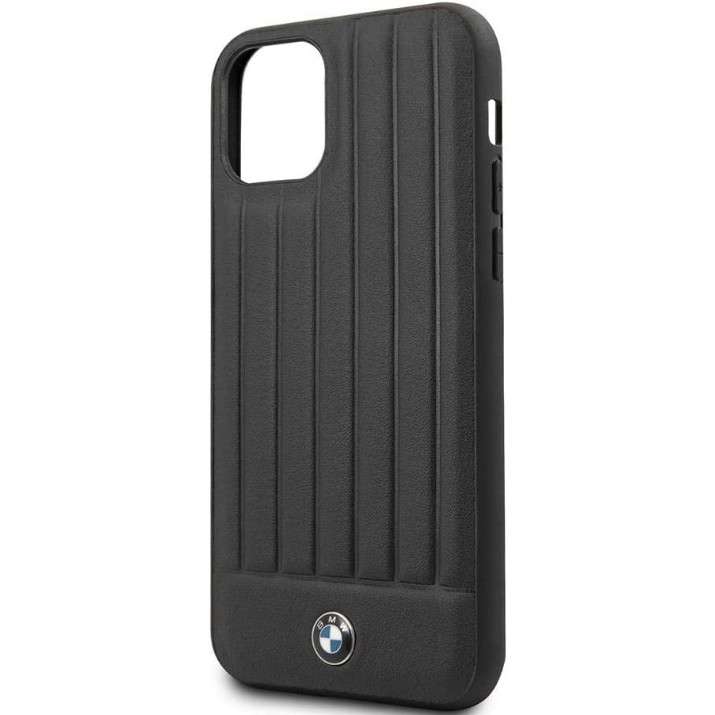 Husa de protecție CG Mobile BMW Real Leather Hard pro iPhone 11 Pro Max Black (BMHCN65POCBK)