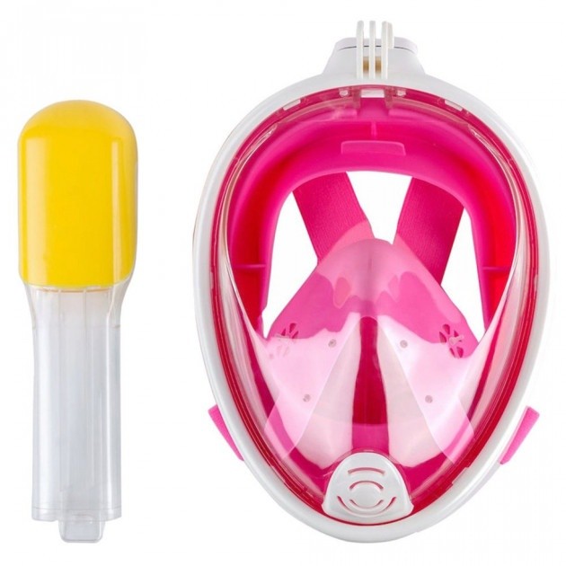 Маска для ныряния Aqua S/M White/Pink M2068G