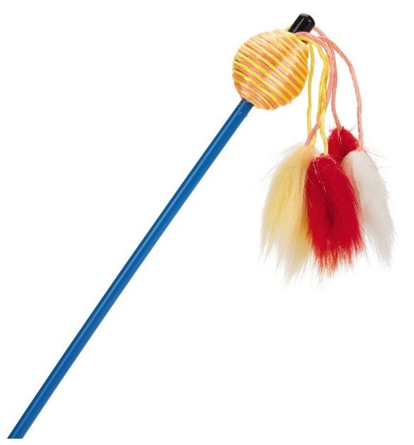 Игрушка для кошек Beeztees Fishing Rod with Ball (430416)