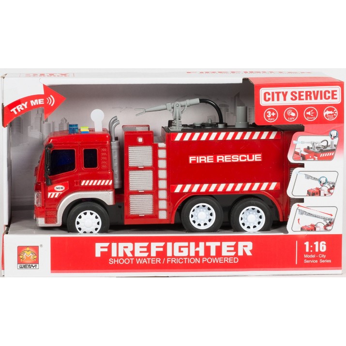 Машина экстренной службы Wenyi 1:16 Firefighter (WY351A)