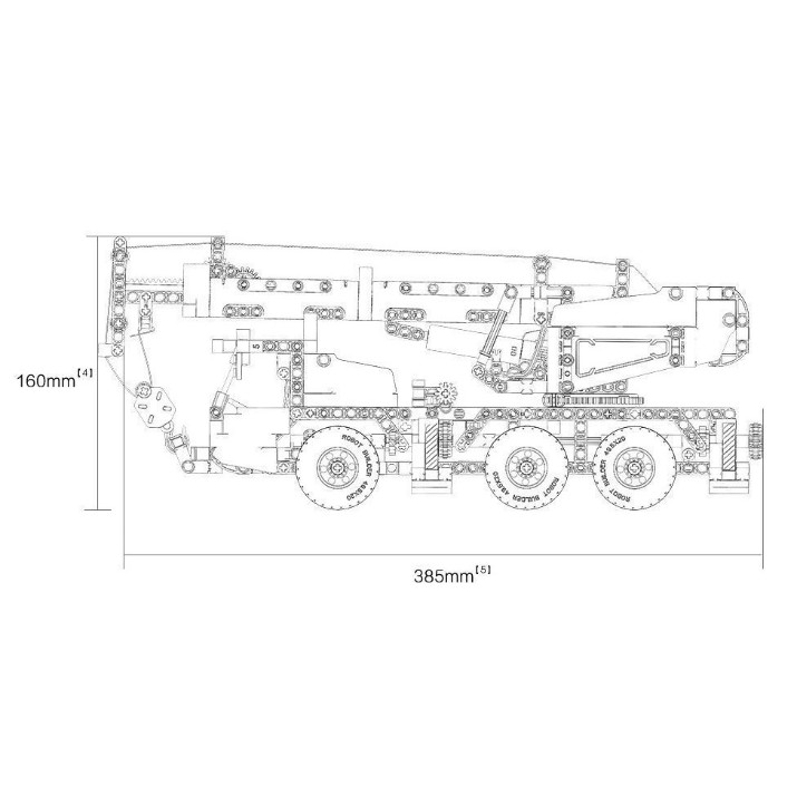 Конструктор Xiaomi Mitu Robot Builder Mobile Crane