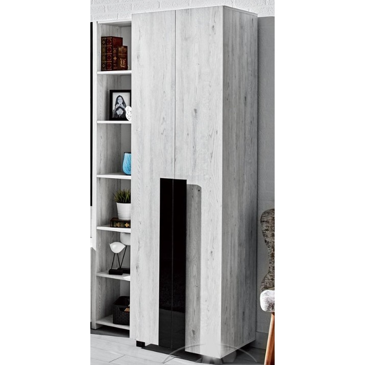 Шкаф Ambianta Oscar 209x60cm Alb Samoa