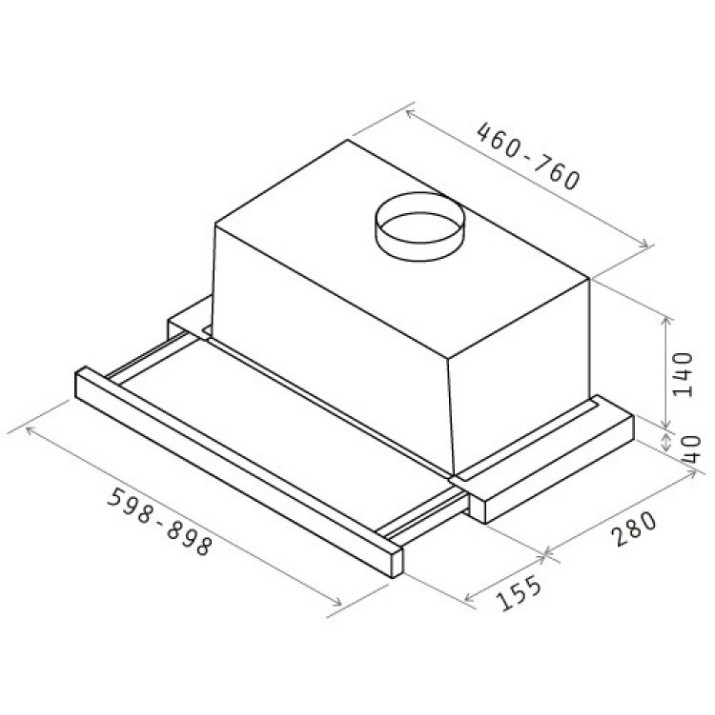 Вытяжка Elica Elite 14 Lux BL/A/60 (PRF0037991B)