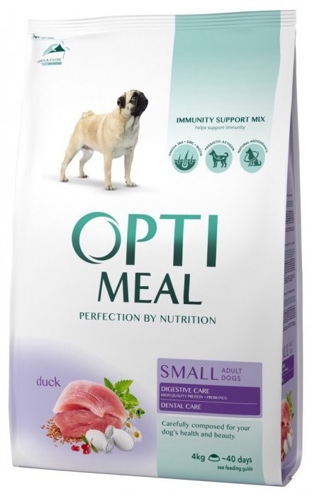 Сухой корм для собак Optimeal Adult Small Duck 4kg
