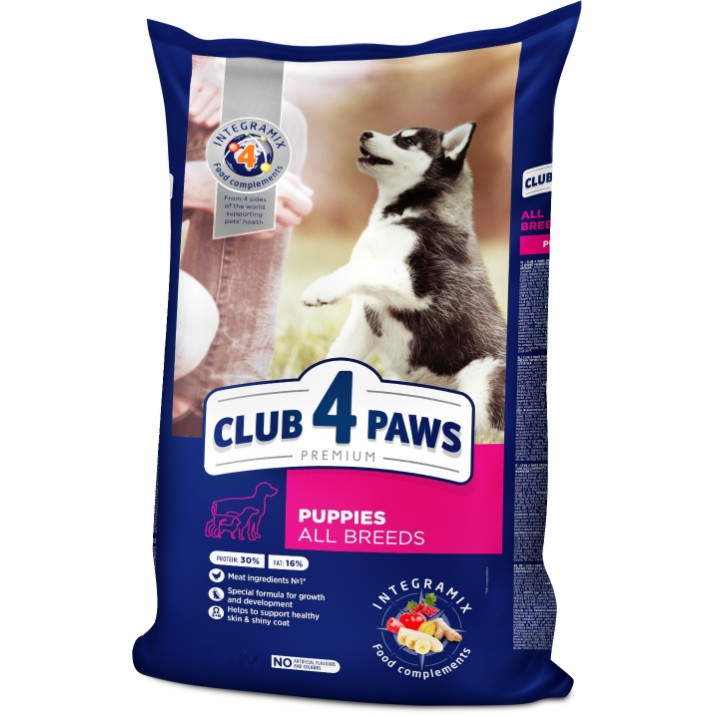 Сухой корм для собак Club 4 Paws Premium Puppy 14kg