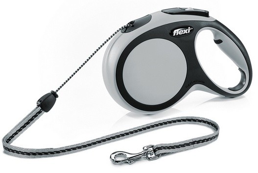 Поводок Flexi New Comfort S Cord 5m Grey
