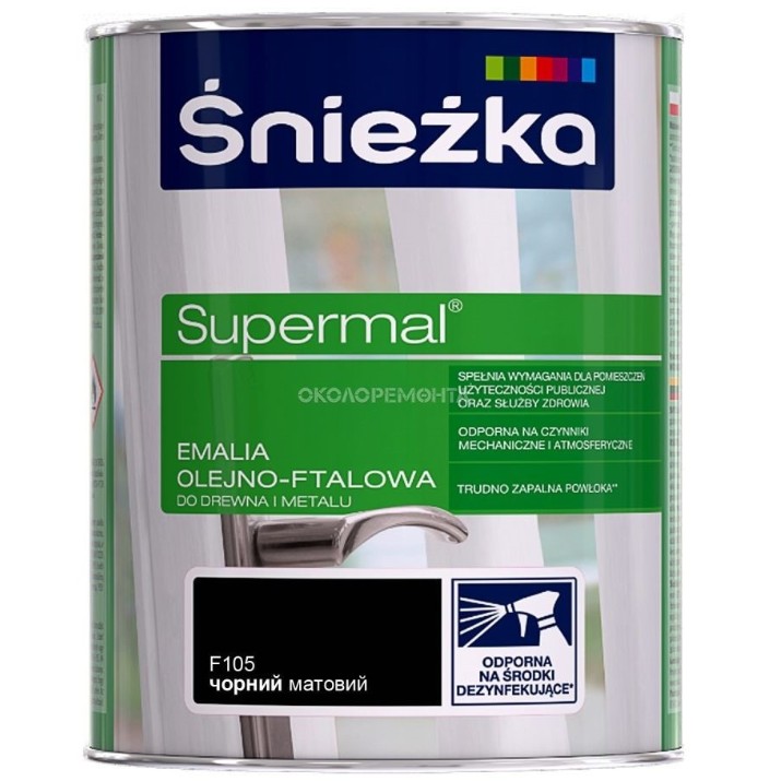 Эмаль Sniezka Supermal F105 0.8L
