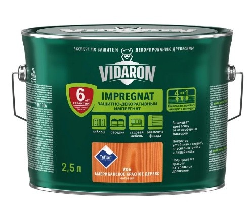Пропитка для дерева Vidaron V06 2.5L