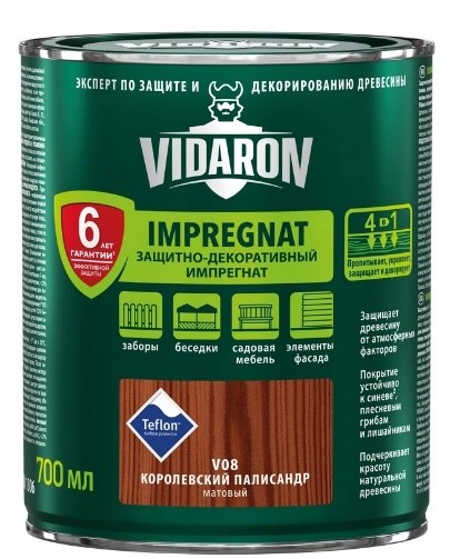 Impregnant pentru lemn Vidaron V08 0.70L