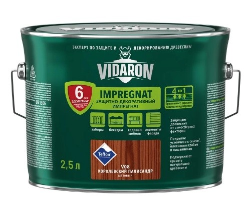 Пропитка для дерева Vidaron V08 2.5L