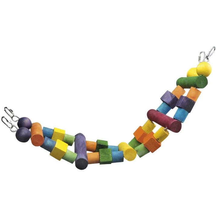 Jucărie pentru păsări Beeztees Wooden Ladder Rope (5516)