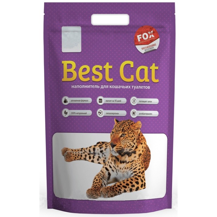 Наполнитель для кошек BestCat Silica gel Lavender 10L
