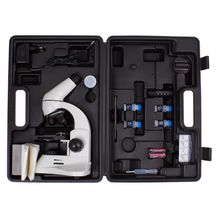Microscop Levenhuk Rainbow 50L Plus Moonstone 