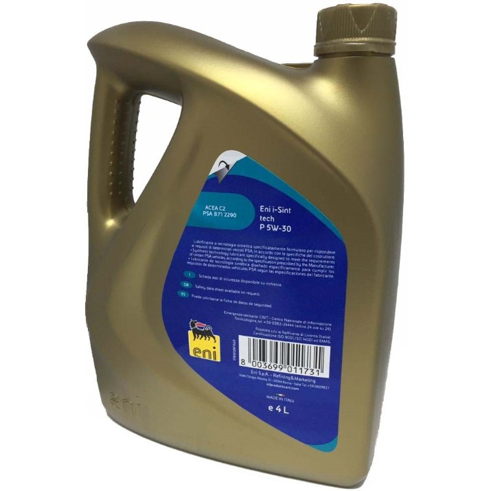 Ulei de motor Eni I-SINT Tech P 5W-30 4L (101297)