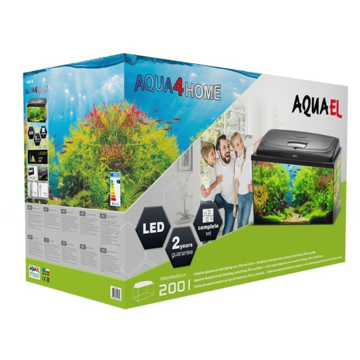 Acvariu Aquael Aqua4 Home Rectangular 200L (121300)