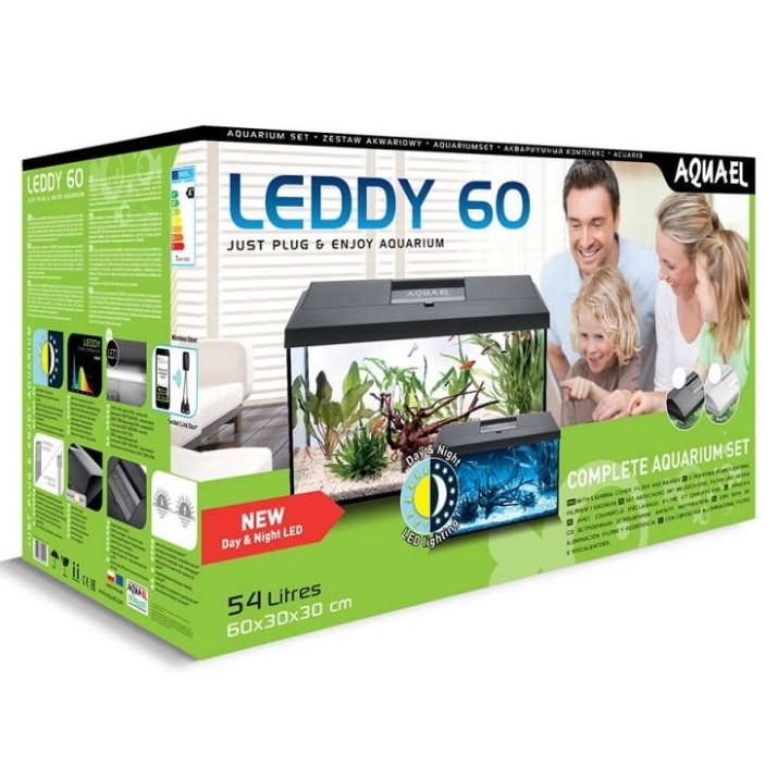Acvariu Aquael Set Leddy Plus PAP-60 D&N LED (122743)