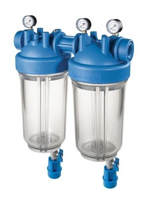 Carcasă pentru filtru Atlas Filtri DP 10 BB duo Big S M Transparent 1