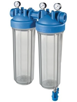 Carcasă pentru filtru Atlas Filtri DP 20 BB duo Big S1 M Transporent 1